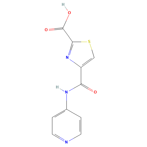 4-(pyridin-4-ylcarbamoyl)-1,3-thiazole-2-carboxylic acid (CAS: 911466-98-3) - Related Chemical Product