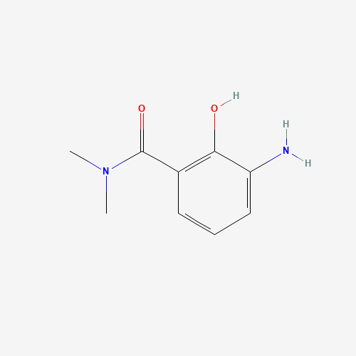3-amino-2-hydroxy-N,N-dimethylbenzamide (CAS: 464913-11-9) - Chemical Structure and Molecular Formula 