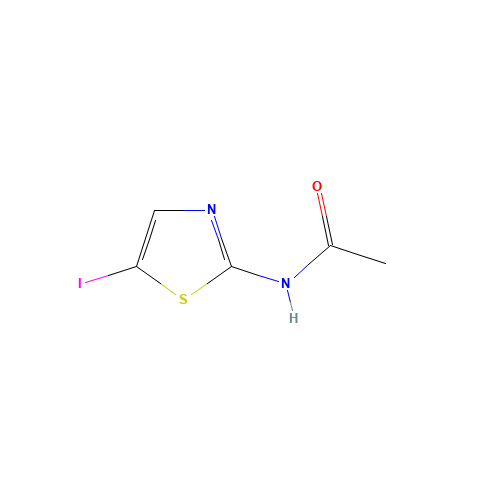 N-(5-iodo-1,3-thiazol-2-yl)acetamide (CAS: 252662-43-4) - Chemical Structure and Molecular Formula 