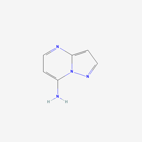 pyrazolo[1,5-a]pyrimidin-7-amine (CAS: 1194-63-4) - Chemical Structure and Molecular Formula 