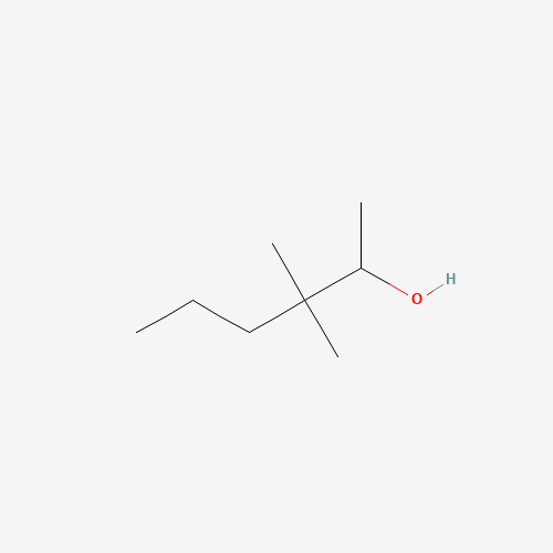 3,3-dimethylhexan-2-ol (CAS: 22025-20-3) - Chemical Structure and Molecular Formula 
