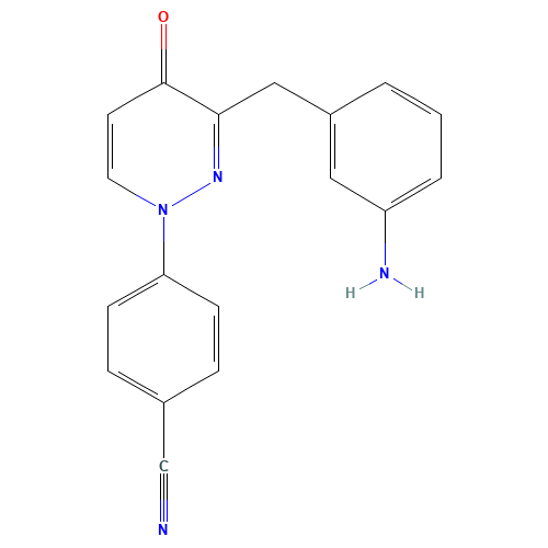 4-[3-[(3-aminophenyl)methyl]-4-oxopyridazin-1-yl]benzonitrile (CAS: 1314392-88-5) - Related Chemical Product