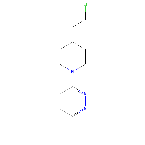 3-[4-(2-chloroethyl)piperidin-1-yl]-6-methylpyridazine (CAS: 124438-52-4) - Related Chemical Product