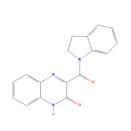 3-(2,3-dihydroindole-1-carbonyl)-1H-quinoxalin-2-one (CAS: 1374848-77-7) - Related Chemical Product