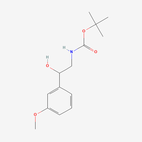tert-butyl N-[2-hydroxy-2-(3-methoxyphenyl)ethyl]carbamate (CAS: 913642-59-8) - Related Chemical Product