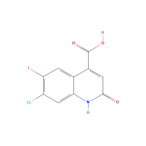 7-chloro-6-iodo-2-oxo-1H-quinoline-4-carboxylic acid (CAS: 432517-93-6) - Related Chemical Product