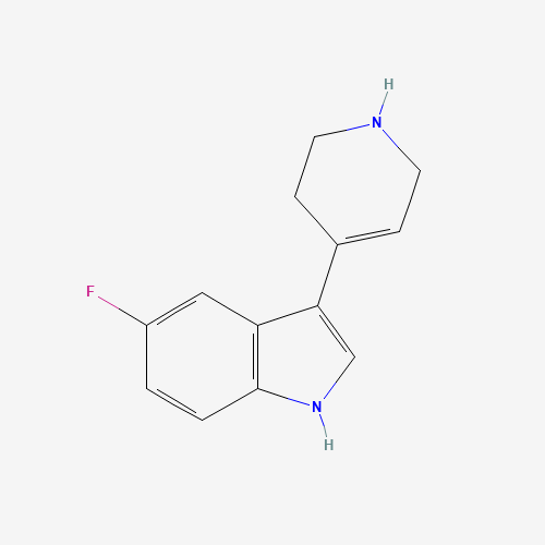 5-fluoro-3-(1,2,3,6-tetrahydropyridin-4-yl)-1H-indole (CAS: 127626-06-6) - Related Chemical Product