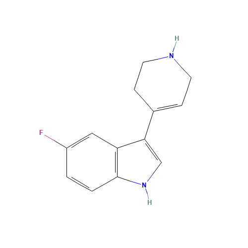 5-fluoro-3-(1,2,3,6-tetrahydropyridin-4-yl)-1H-indole (CAS: 127626-06-6) - Related Chemical Product