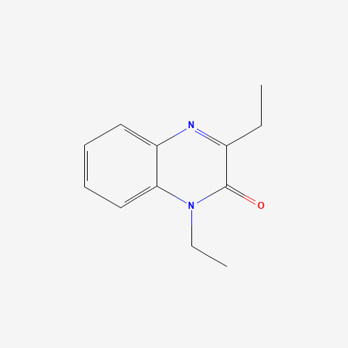 1,3-diethylquinoxalin-2-one (CAS: 848746-58-7) - Chemical Structure and Molecular Formula 