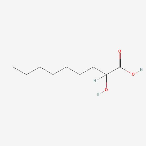 2-hydroxynonanoic acid (CAS: 15896-36-3) - Chemical Structure and Molecular Formula 