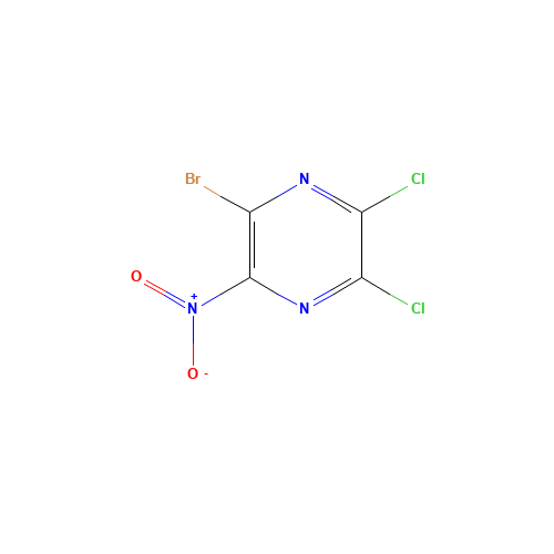 2-bromo-5,6-dichloro-3-nitropyrazine (CAS: 87591-67-1) - Related Chemical Product