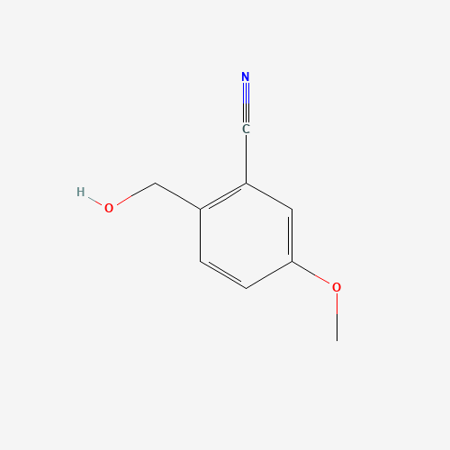 2-(hydroxymethyl)-5-methoxybenzonitrile (CAS: 210037-87-9) - Chemical Structure and Molecular Formula 