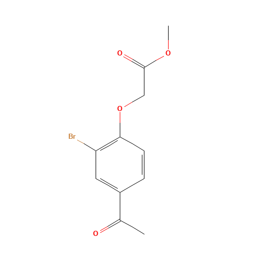 methyl 2-(4-acetyl-2-bromophenoxy)acetate (CAS: 1242846-63-4) - Related Chemical Product