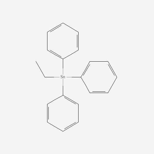 ethyl(triphenyl)stannane (CAS: 5424-25-9) - Chemical Structure and Molecular Formula 