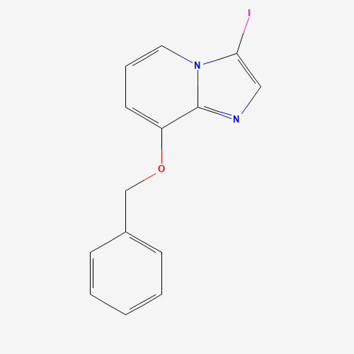 3-iodo-8-phenylmethoxyimidazo[1,2-a]pyridine (CAS: 885276-38-0) - Chemical Structure and Molecular Formula 