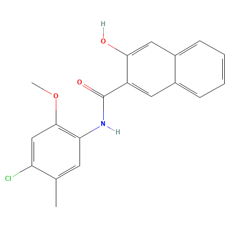 N-(4-chloro-2-methoxy-5-methylphenyl)-3-hydroxynaphthalene-2-carboxamide (CAS: 5165-81-1) - Related Chemical Product