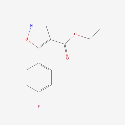 ethyl 5-(4-fluorophenyl)-1,2-oxazole-4-carboxylate (CAS: 76344-88-2) - Related Chemical Product