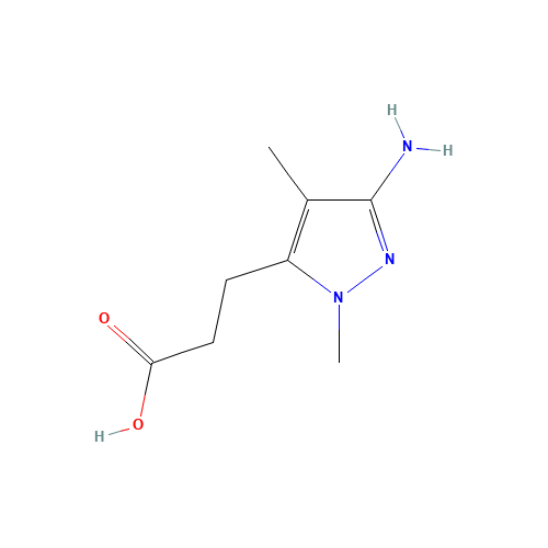 3-(5-amino-2,4-dimethylpyrazol-3-yl)propanoic acid (CAS: 1453213-27-8) - Related Chemical Product