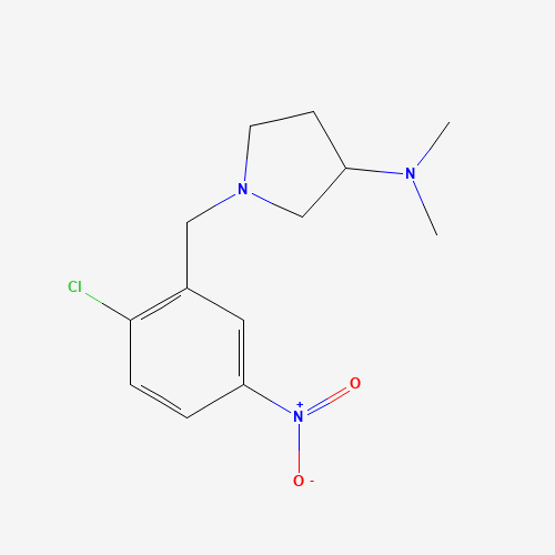 1-[(2-chloro-5-nitrophenyl)methyl]-N,N-dimethylpyrrolidin-3-amine (CAS: 1150308-93-2) - Related Chemical Product