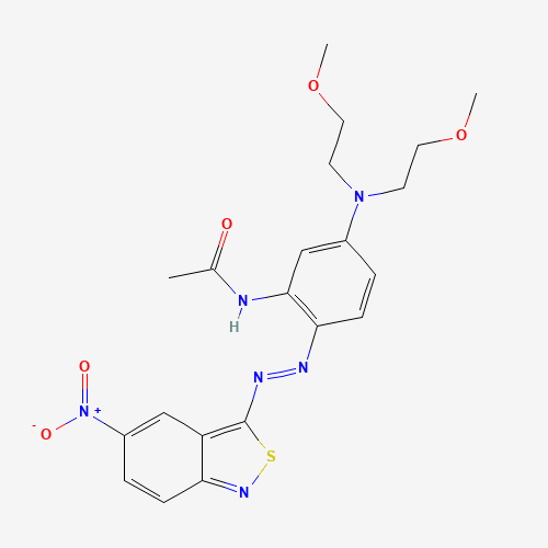 N-[5-[bis(2-methoxyethyl)amino]-2-[(5-nitro-2,1-benzothiazol-3-yl)diazenyl]phenyl]acetamide (CAS: 105076-77-5) - Related Chemical Product