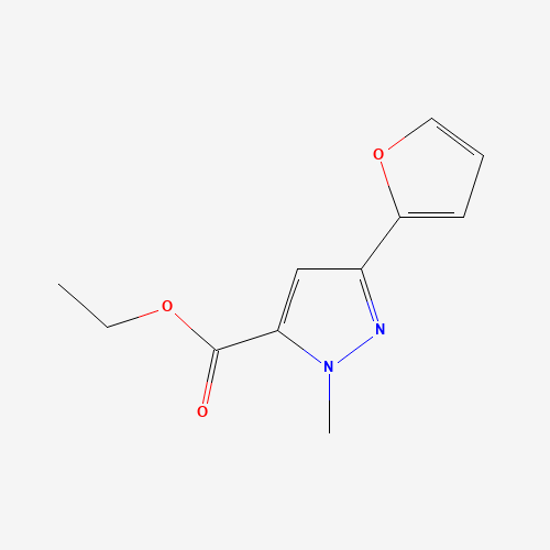 ethyl 5-(furan-2-yl)-2-methylpyrazole-3-carboxylate (CAS: 104295-62-7) - Related Chemical Product