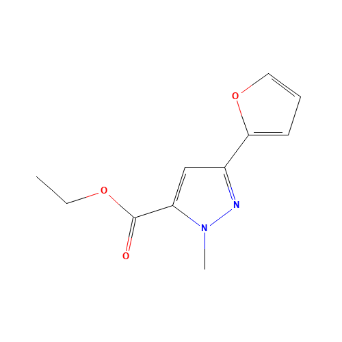 ethyl 5-(furan-2-yl)-2-methylpyrazole-3-carboxylate (CAS: 104295-62-7) - Related Chemical Product