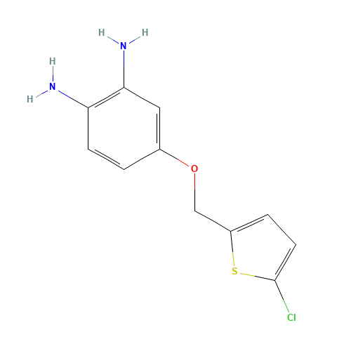 4-[(5-chlorothiophen-2-yl)methoxy]benzene-1,2-diamine (CAS: 1262788-83-9) - Related Chemical Product