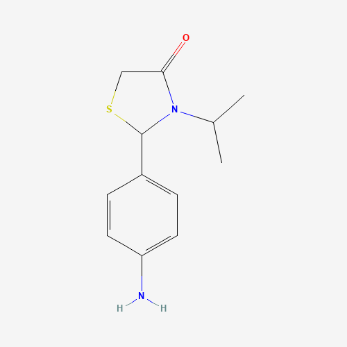 2-(4-aminophenyl)-3-propan-2-yl-1,3-thiazolidin-4-one (CAS: 1395030-44-0) - Related Chemical Product
