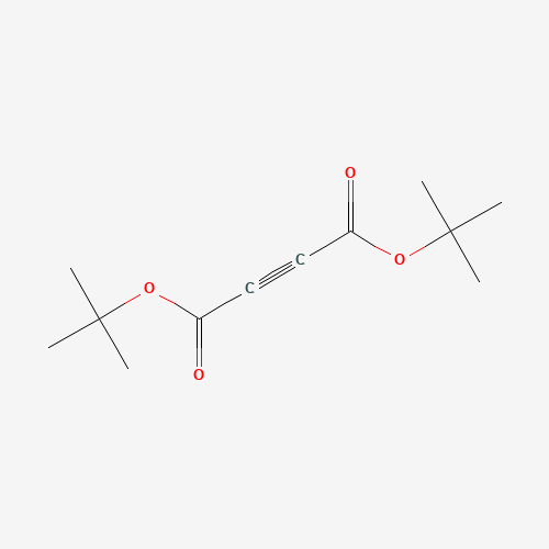 ditert-butyl but-2-ynedioate (CAS: 66086-33-7) - Chemical Structure and Molecular Formula 