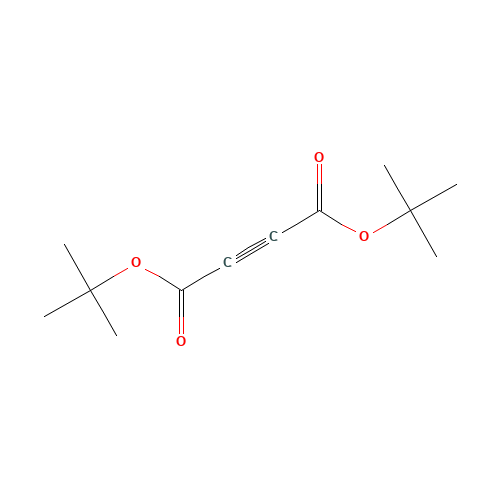 ditert-butyl but-2-ynedioate (CAS: 66086-33-7) - Chemical Structure and Molecular Formula 