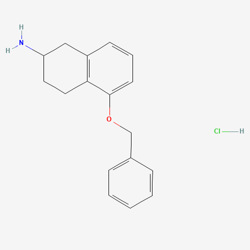 5-phenylmethoxy-1,2,3,4-tetrahydronaphthalen-2-amine;hydrochloride (CAS: 1199782-76-7) - Related Chemical Product