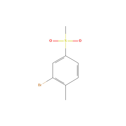 2-bromo-1-methyl-4-methylsulfonylbenzene (CAS: 702672-96-6) - Related Chemical Product