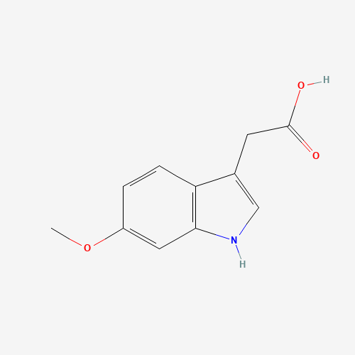 2-(6-methoxy-1H-indol-3-yl)acetic acid (CAS: 103986-22-7) - Chemical Structure and Molecular Formula 