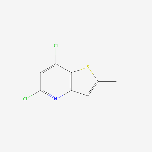 5,7-dichloro-2-methylthieno[3,2-b]pyridine (CAS: 952435-04-0) - Chemical Structure and Molecular Formula 