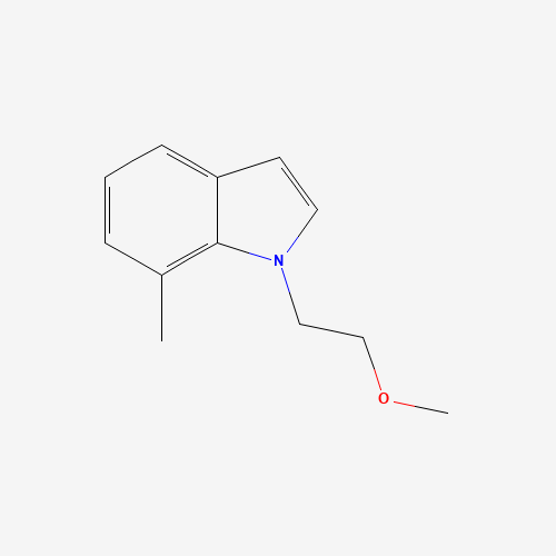 1-(2-methoxyethyl)-7-methylindole (CAS: 1313041-79-0) - Chemical Structure and Molecular Formula 