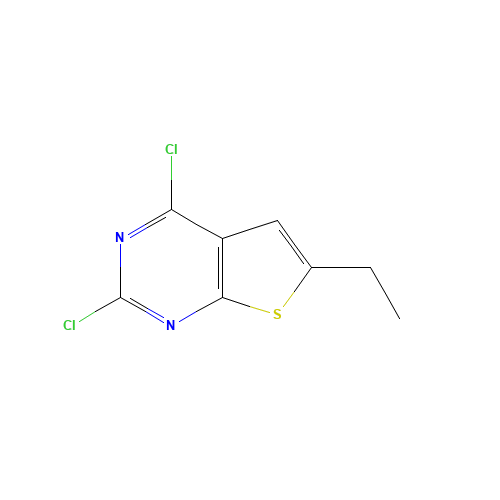 2,4-dichloro-6-ethylthieno[2,3-d]pyrimidine (CAS: 87478-74-8) - Related Chemical Product
