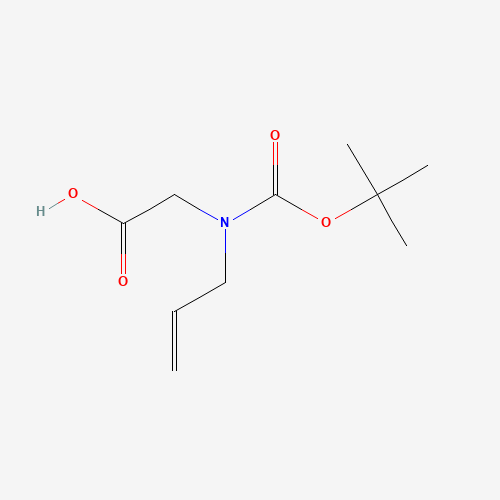 2-[(2-methylpropan-2-yl)oxycarbonyl-prop-2-enylamino]acetic acid (CAS: 145618-68-4) - Related Chemical Product