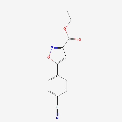ethyl 5-(4-cyanophenyl)-1,2-oxazole-3-carboxylate (CAS: 160411-70-1) - Related Chemical Product