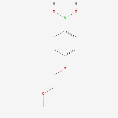 [4-(2-methoxyethoxy)phenyl]boronic acid (CAS: 265664-52-6) - Chemical Structure and Molecular Formula 