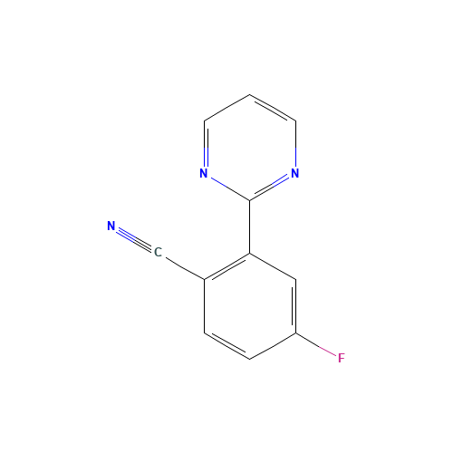 4-fluoro-2-pyrimidin-2-ylbenzonitrile (CAS: 1293285-86-5) - Related Chemical Product