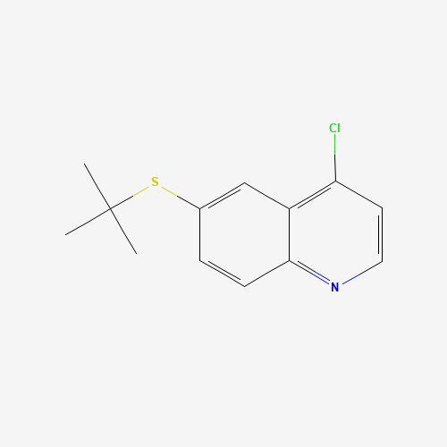 6-tert-butylsulfanyl-4-chloroquinoline (CAS: 1346549-09-4) - Related Chemical Product