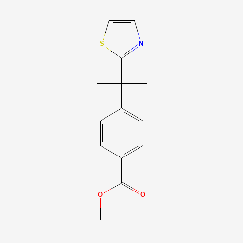 methyl 4-[2-(1,3-thiazol-2-yl)propan-2-yl]benzoate (CAS: 1312536-23-4) - Related Chemical Product