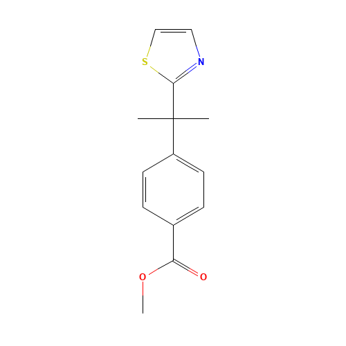 methyl 4-[2-(1,3-thiazol-2-yl)propan-2-yl]benzoate (CAS: 1312536-23-4) - Related Chemical Product