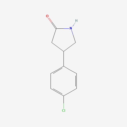 4-(4-chlorophenyl)pyrrolidin-2-one (CAS: 22518-27-0) - Chemical Structure and Molecular Formula 