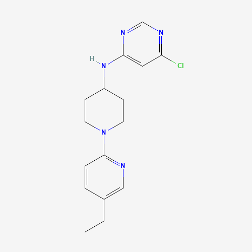 6-chloro-N-[1-(5-ethylpyridin-2-yl)piperidin-4-yl]pyrimidin-4-amine (CAS: 1251940-88-1) - Related Chemical Product
