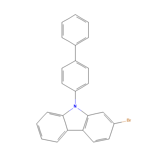 2-bromo-9-(4-phenylphenyl)carbazole (CAS: 1393835-87-4) - Related Chemical Product