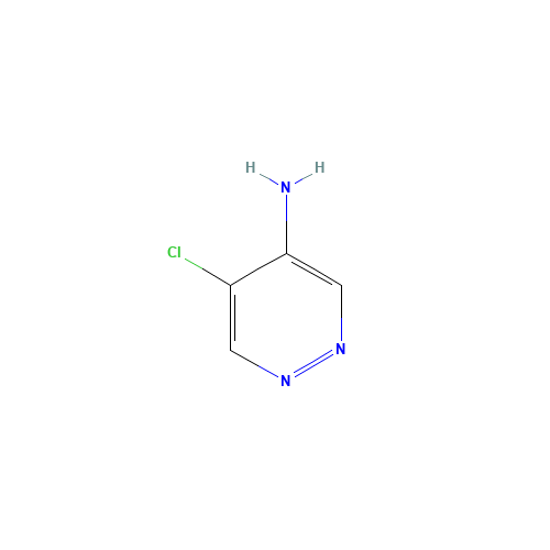 5-chloropyridazin-4-amine (CAS: 53180-92-0) - Chemical Structure and Molecular Formula 