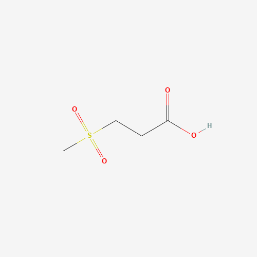 3-methylsulfonylpropanoic acid (CAS: 645-83-0) - Chemical Structure and Molecular Formula 