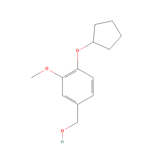(4-cyclopentyloxy-3-methoxyphenyl)methanol (CAS: 158429-18-6) - Related Chemical Product