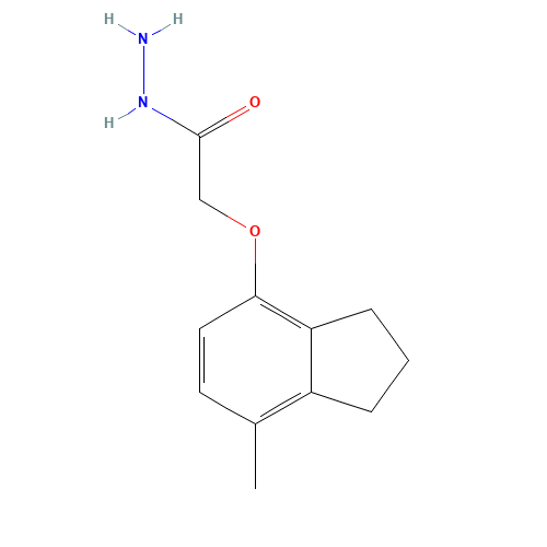 2-[(7-methyl-2,3-dihydro-1H-inden-4-yl)oxy]acetohydrazide (CAS: 298186-32-0) - Related Chemical Product